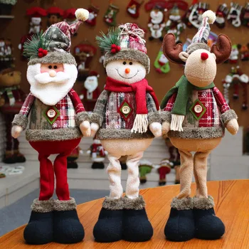50 см Кукла на Снежен човек Весела Коледна Украса 2023 за Домашно Масата 2022 Кукла Лосове Коледна Украса Дядо Коледа Навидад Подаръци