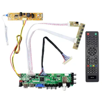 HD VGA MI USB AV ATV DTV LCD ДИСПЛЕЙ такса драйвер Работи за 21,5 инча, резолюция 1920x1080 MT215DW02 V0 CLAA215FA04 V1 M215HW01 V6 CLAA215FA04-K LCD ДИСПЛЕЙ