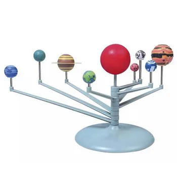 Модел на Слънчевата Система DIY Играчки Детски Наука и Технологии, Обучение на Слънчевата Система Планета Обучение Събрание за Оцветяване Образователна Играчка