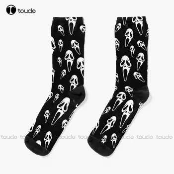 Вик Фанарт Модел Чорапи Дълги Черни Чорапи Персонализирани Потребителски Унисекс За Възрастни, Тийнейджъри На Младежки Чорапи 360 ° Цифров Печат Нови Популярни