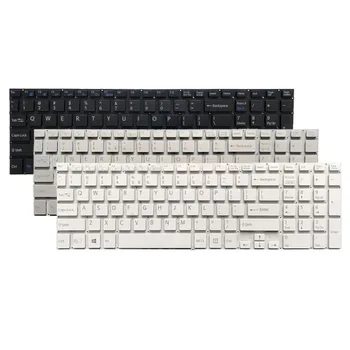 Клавиатура за лаптоп САЩ Sony VAIO Fit SVF152C29M SVF152C29M SVF152C29L SVF15E Черен/сребрист/бял