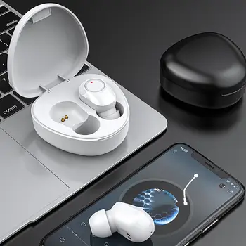 Удобни и Модни стерео слот ушите TWS, Водоустойчиви слушалки в ушите, без закъснения за игри