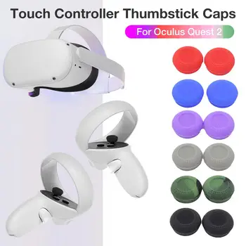 12 бр. Силиконови Капачки за пръстите за VR Quest 2 Сензорен контролер Нескользящие, Не царапающиеся Капачки за пръстите за Quest 2