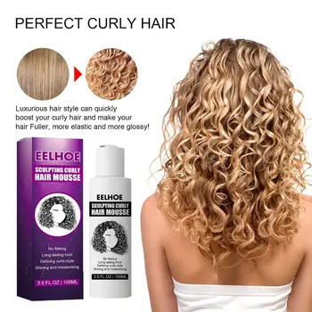 Curl Boost Hair Базисният Крем За Възстановяване На Косата Контрол Резба Оцветяване Хидратиращ Крем За Къдрици Лечение На Вълнообразни Коса