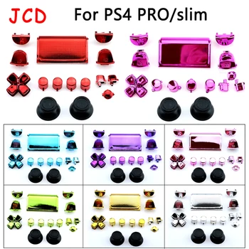 За Sony PS4 Pro JDS-040 Контролер Джойстици D-pad R1, L1, R2, L2 пълен набор от Клавиши за посока ABXY Бутони