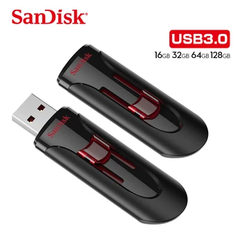 Пясъци CZ600 USB 3.0 флаш памет 256 GB 128 GB, 64 GB, 32 GB, 16 GB USB флаш стик стик диск Cruzer Glide плъзгащо се устройство