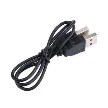 Черно 400 mm (L) USB 2.0 мъж Към Мъж удължителен кабел Адаптер Кабел За Предаване на Данни Кабел Конектори За PC, Смартфон