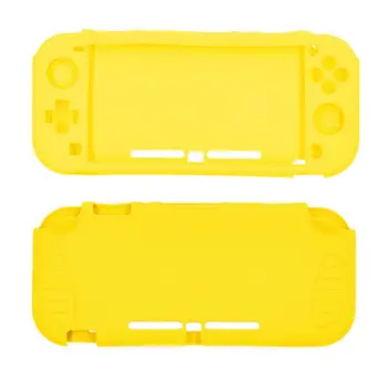 Schutzhülle Shell Cover Silikonhülle HÜLLE für Nintendo Switch Lite Konsole Gelb