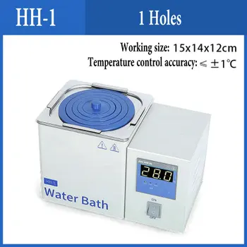 300 W 100 ℃ Електрическо отопление цифров дисплей постоянна температура на водна вана с един дупка на лабораторни резервоар за вода водна вана маслена вана
