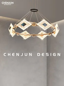Луксозна лампа хол полилей престижно атмосфера мивка спалня зала начало лампа творческа личност дизайнер трапезария лампа rm