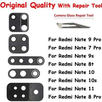 Безплатна доставка с Ремонт инструмент За Нов фотоапарат Redmi Note 9 Pro Стъклен обектив с лепило Redmi Note 11 7 8 8T 9S 9 10 Pro Max Камера