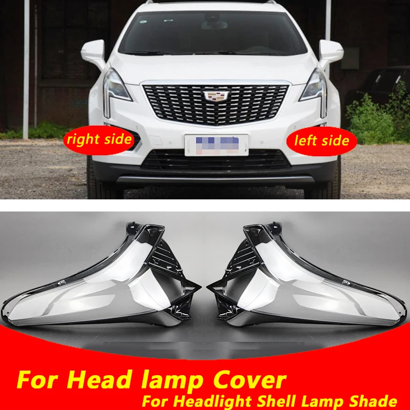 Използва За Cadillac XT5 2016-2018 Прозрачен Капак фарове Лампа на Предния Фар Тяло Лампион Обектива на камерата Изображение 0