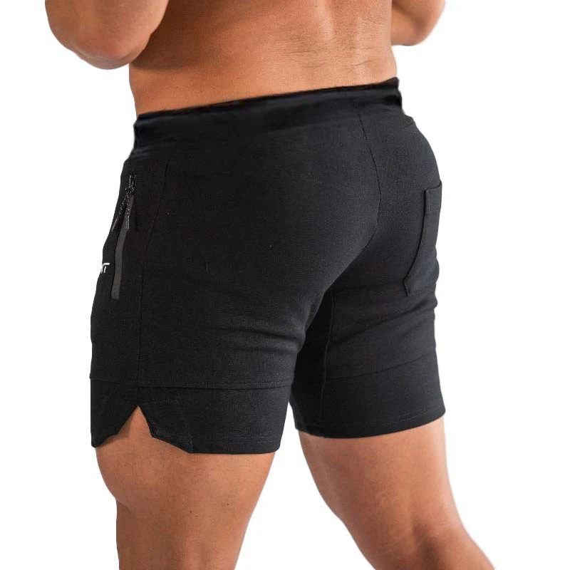 2022 Нови мъжки къси Панталони с джобове с цип За Фитнес И Спортни Зали, Мъжки Летни Шорти За Бягане, Мъжки Спортни плажни маркови спортни къси панталони за мъже Изображение 1