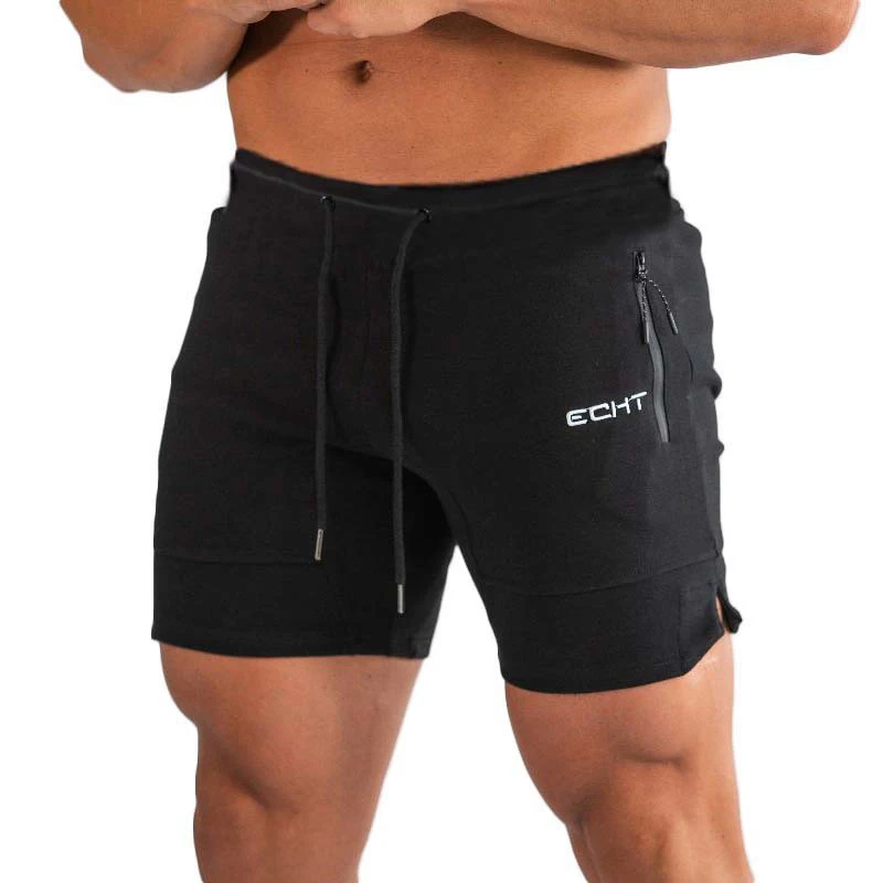 2022 Нови мъжки къси Панталони с джобове с цип За Фитнес И Спортни Зали, Мъжки Летни Шорти За Бягане, Мъжки Спортни плажни маркови спортни къси панталони за мъже Изображение 3