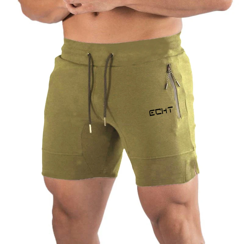 2022 Нови мъжки къси Панталони с джобове с цип За Фитнес И Спортни Зали, Мъжки Летни Шорти За Бягане, Мъжки Спортни плажни маркови спортни къси панталони за мъже Изображение 5