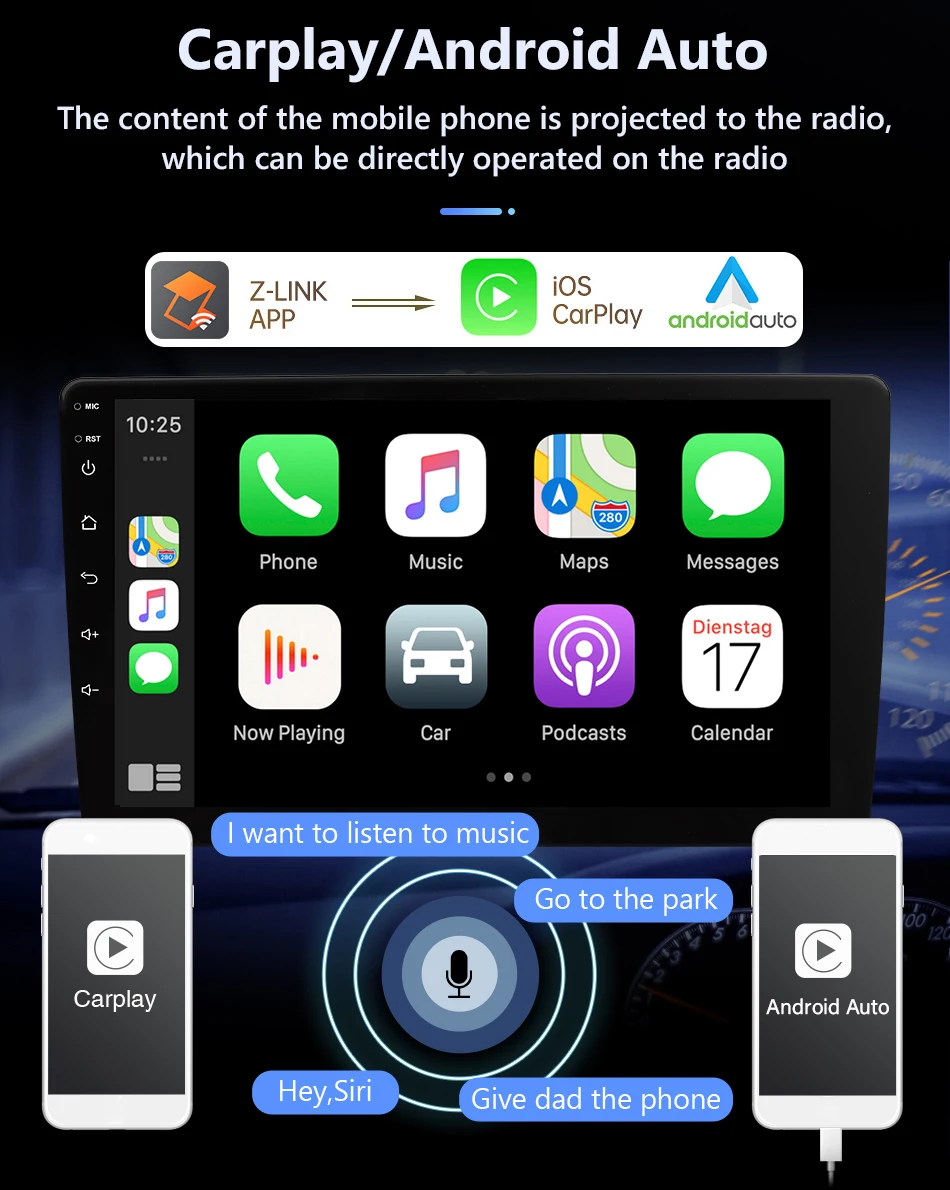 Eunavi 2 din Android 10 Автомобилен Радиоприемник GPS За Mitsubishi Lancer 2010-2016 Carplay Мултимедиен плейър 2din 4G QLED без dvd Изображение 1