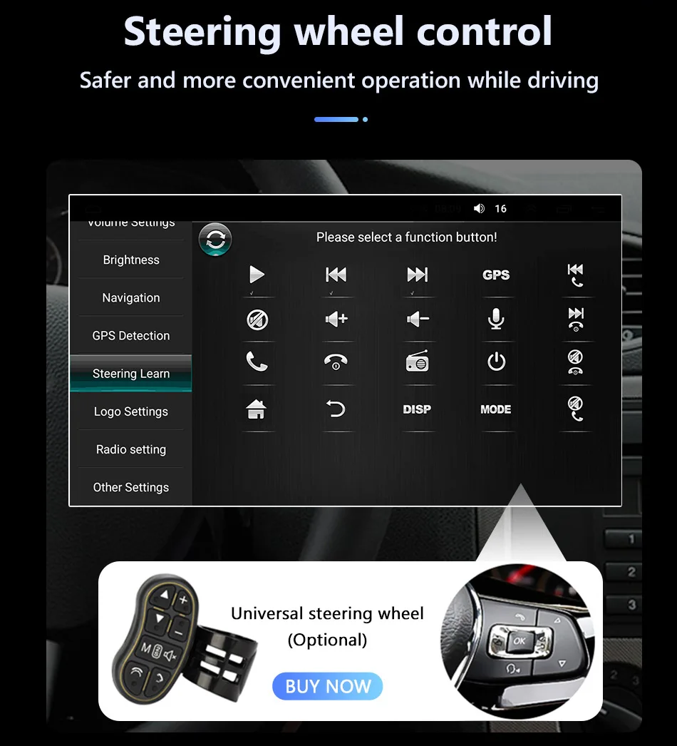Eunavi 2 din Android 10 Автомобилен Радиоприемник GPS За Mitsubishi Lancer 2010-2016 Carplay Мултимедиен плейър 2din 4G QLED без dvd Изображение 4