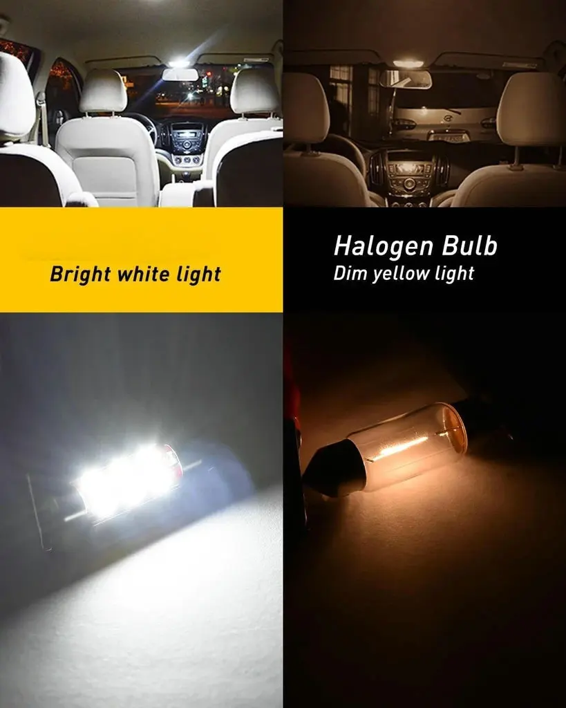 LED Вътрешни Автомобилни Фарове За Toyota chr x1 хетчбек corolla e12 хетчбек, стейшън вагон (истейт автоаксесоари лампа лампа без грешки Изображение 1
