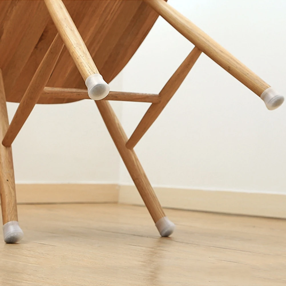 4 Броя Капачки за Краката на Стола срещу плъзгане на Седалките за Крака на Мебели Силиконови Кръгли Подови Протектори за домашни инструменти Изображение 2