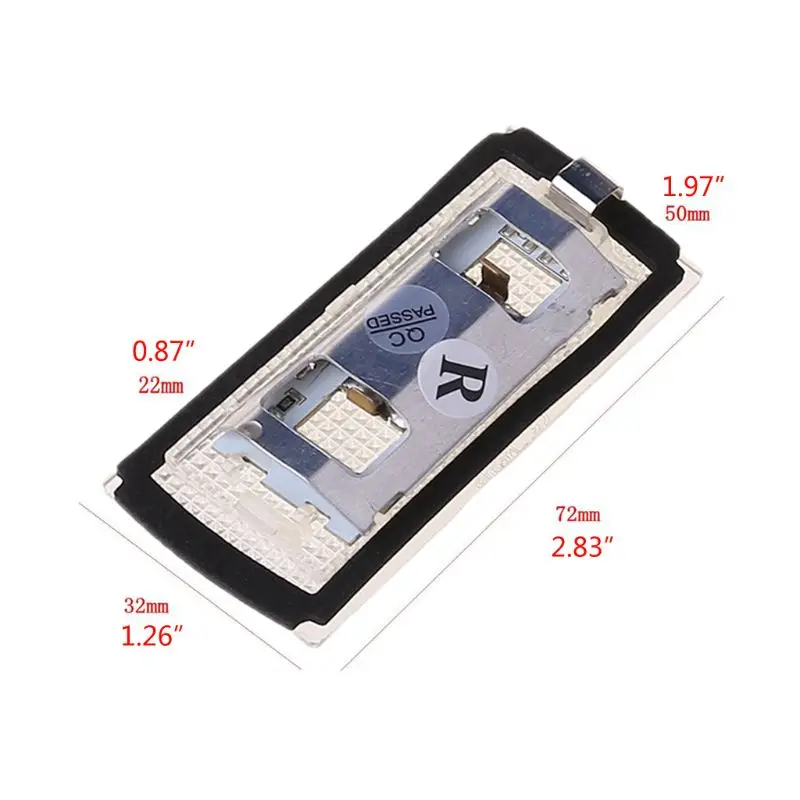 2 елемента-Добрият 18 LED табела за bmw E65 E66 7-Series 735i Бял Изображение 5