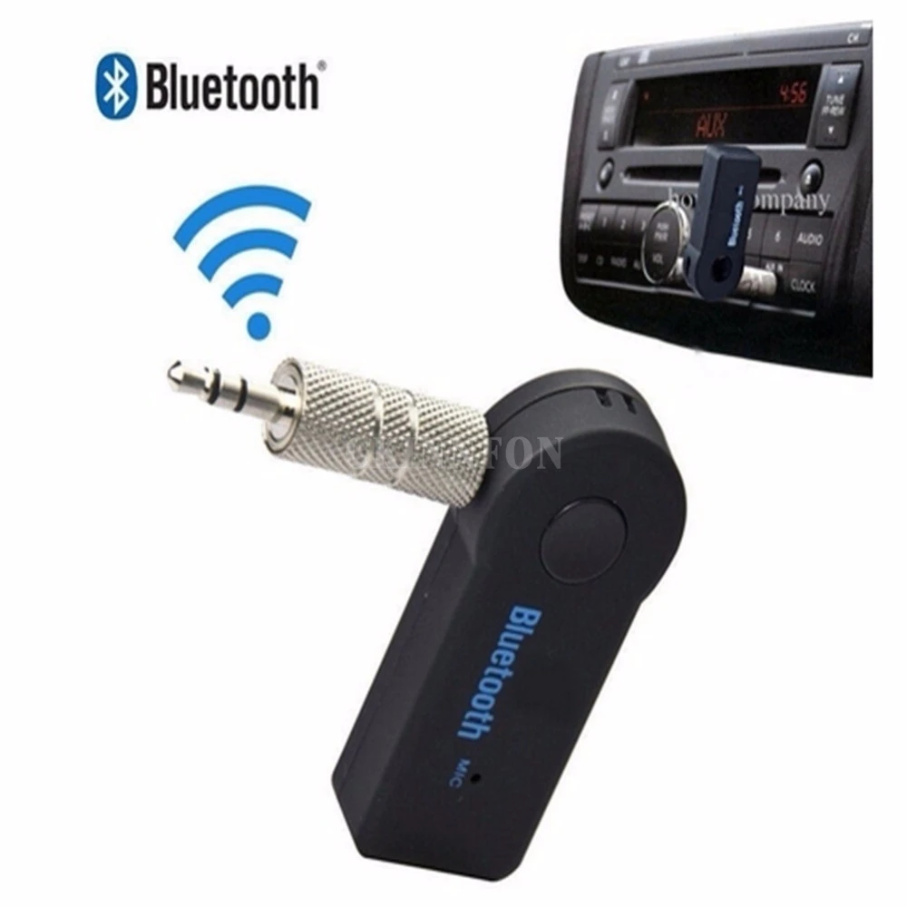 100 бр./лот 3,5 мм Уникален Безжичен Bluetooth, AUX Аудио Стерео Музика Домашен Автомобилен Приемник Адаптер Изображение 0
