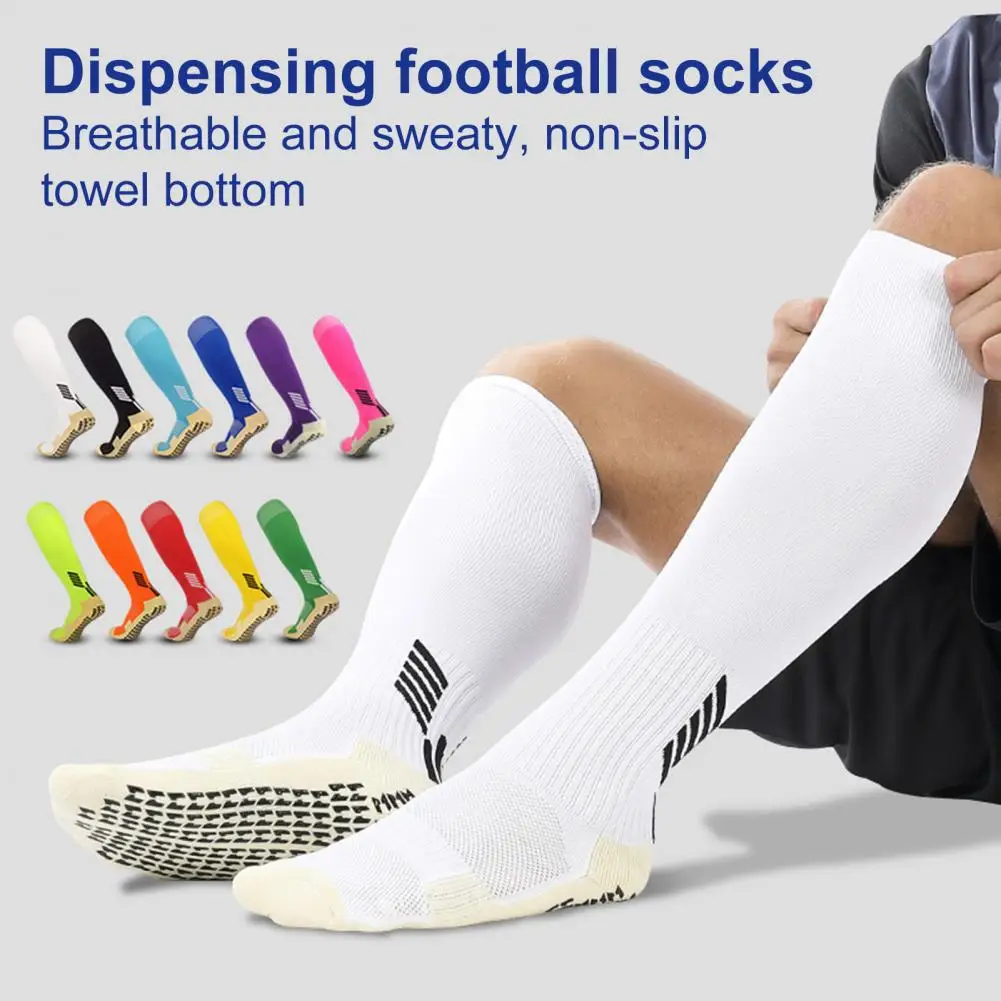 Модни Чорапи за Колоездене, Дебели Меки Чорапогащи до Коляното, Дълги Чорапи, Футболни Чорапи, Влагоотводящие Футболни Чорапи за Улицата Изображение 0