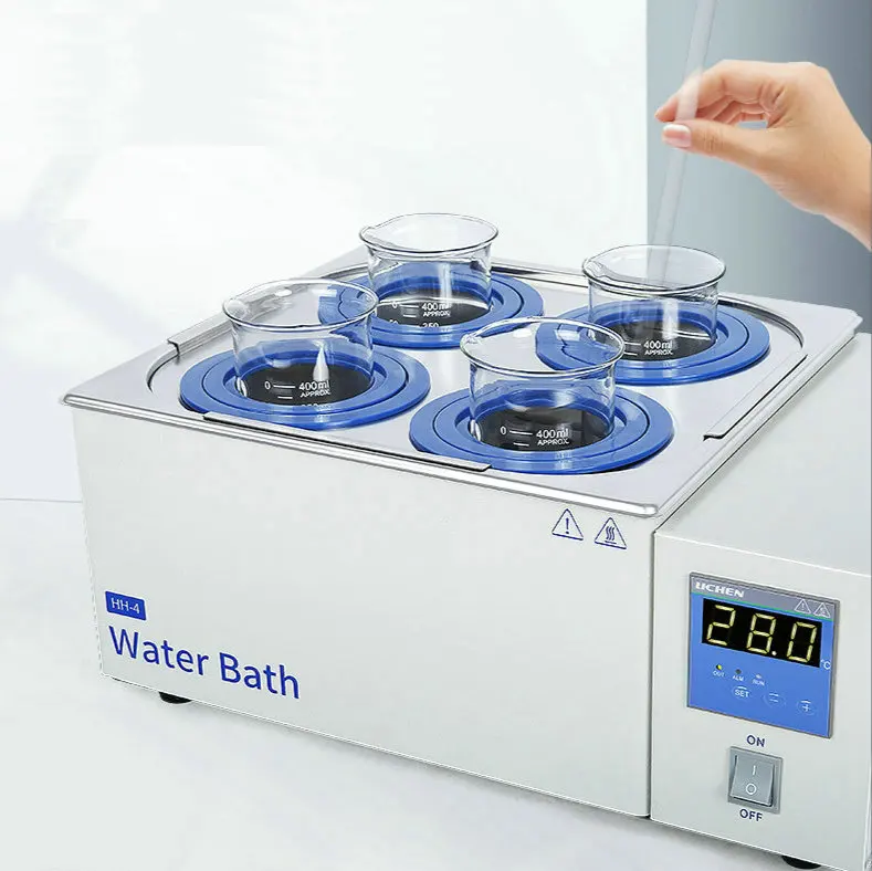 300 W 100 ℃ Електрическо отопление цифров дисплей постоянна температура на водна вана с един дупка на лабораторни резервоар за вода водна вана маслена вана Изображение 2