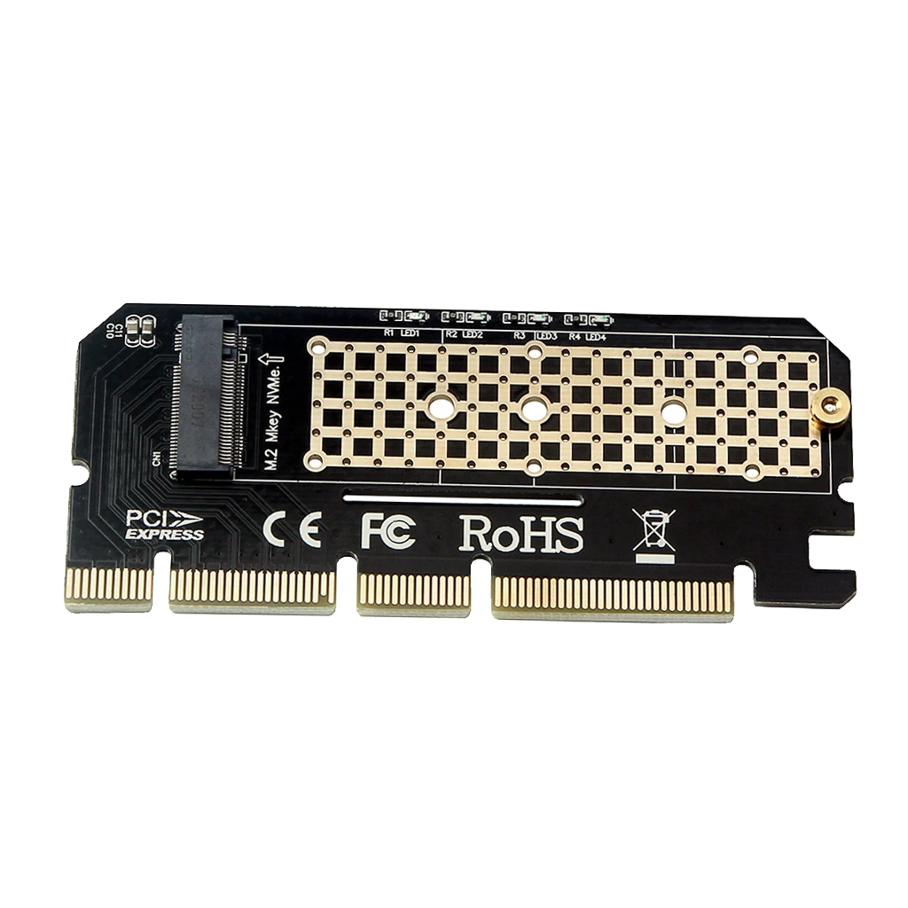 M. 2 NVMe SSD NGFF M-ключ КЪМ PCIE3.0 X16 Адаптер Конвертор Такса За Разширяване На Изображение 0