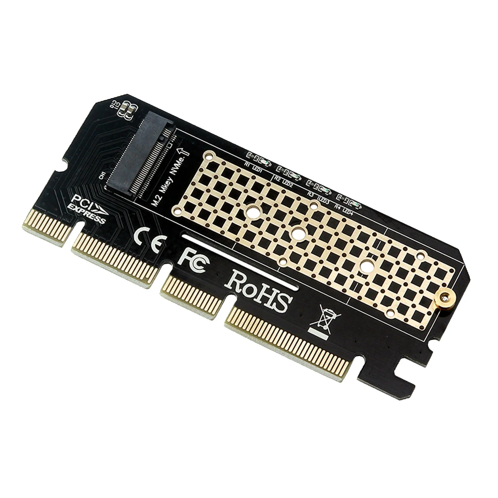 M. 2 NVMe SSD NGFF M-ключ КЪМ PCIE3.0 X16 Адаптер Конвертор Такса За Разширяване На Изображение 2