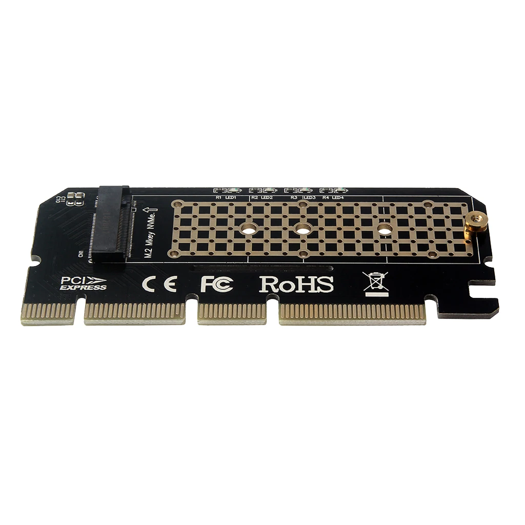 M. 2 NVMe SSD NGFF M-ключ КЪМ PCIE3.0 X16 Адаптер Конвертор Такса За Разширяване На Изображение 3