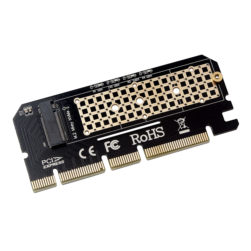 M. 2 NVMe SSD NGFF M-ключ КЪМ PCIE3.0 X16 Адаптер Конвертор Такса За Разширяване На Изображение 4