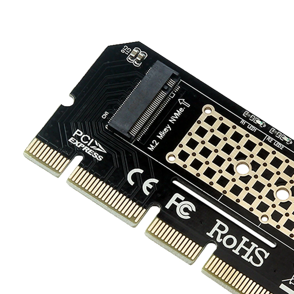 M. 2 NVMe SSD NGFF M-ключ КЪМ PCIE3.0 X16 Адаптер Конвертор Такса За Разширяване На Изображение 5